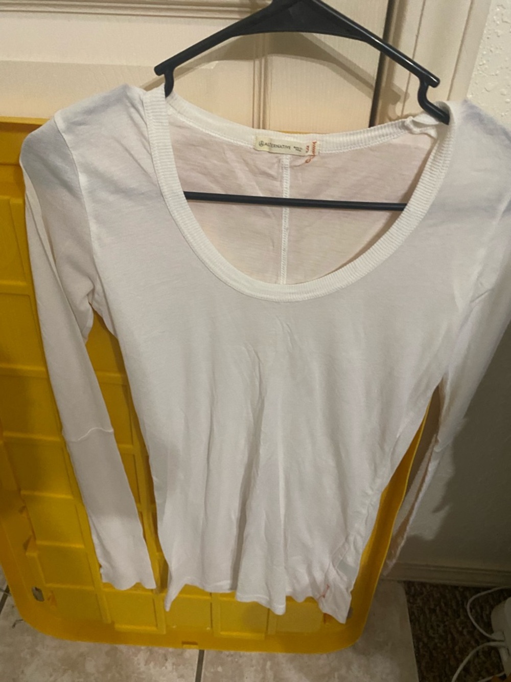 Alternative Apparel Scoop Neck Long Sleeve S